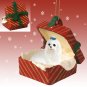 RGBD34 Maltese Red Gift Box Ornament