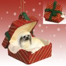 RGBD36 Pekingese Red Gift Box Ornament
