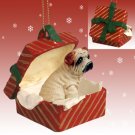 RGBD40C Shar Pei, Cream Red Gift Box Ornament