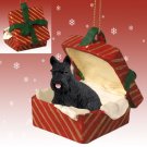 RGBD42 Scottish Terrier  Red Gift Box Ornament