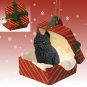 RGBD46B Brussels Griffon, Black Red Gift Box Ornament