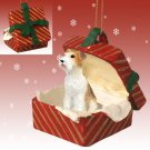 RGBD59 Wire Haired Fox Terrier Red Gift Box Ornament