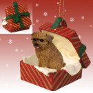 RGBD64 Norfolk Terrier Red Gift Box Ornament