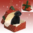 RGBD72 Portuguese Water Dog  Red Gift Box Ornament