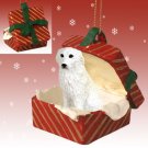 RGBD75 Great Pyrenees Red Gift Box Ornament