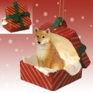 RGBD96 Shiba Inu  Red Gift Box Ornament