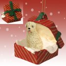 RGBD98 Soft Coated Wheaten  Red Gift Box Ornament