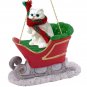 SLC08 Persian White Sleigh Ride Ornament