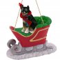 SLD108 Alaskan Malamute Sleigh Ride Ornament