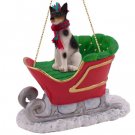 SLD109 Rat Terrier  Sleigh Ride Ornament