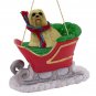 SLD10C Lhasa Apso, Blonde Sleigh Ride Ornament