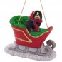 SLD26D Shih Tzu, Black & White Sleigh Ride Ornament