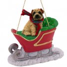 SLD40C Shar Pei, Cream Sleigh Ride Ornament