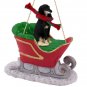 SLD56 Saluki  Sleigh Ride Ornament