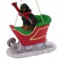 SLD66 Gordon Setter  Sleigh Ride Ornament