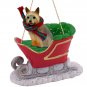 SLD93 Silky Terrier  Sleigh Ride Ornament