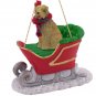 SLD98 Soft Coated Wheaten  Sleigh Ride Ornament