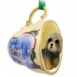 STCD120 Dandie Dinmont Sleigh Ride Holiday Tea Cup Ornament
