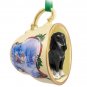 STCD56 Saluki  Sleigh Ride Holiday Tea Cup Ornament