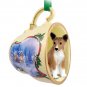 STCD70 Basenji Sleigh Ride Holiday Tea Cup Ornament