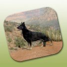 WCFP08D German Shepherd Black Mouse Pad