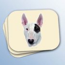 WCMP07A Bull Terrier White Mouse Pad