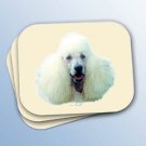 WCMP104A Poodle White Sport Cut Mouse Pad