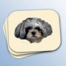 WCMP128A Shih Tzu Sport Cut Gray & White Mouse Pad