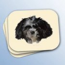 WCMP128D Shih Tzu Sport Cut Black White Mouse Pad