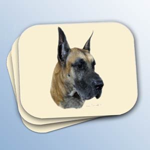 WCMP16B Great Dane Fawn Mouse Pad