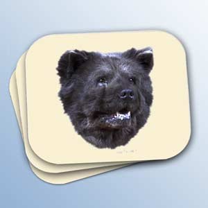 WCMP21A Chow Black Mouse Pad