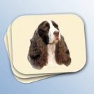 WCMP22A Springer Spaniel Liver & White Mouse Pad
