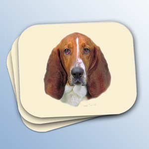 WCMP37 Basset Hound Mouse Pad