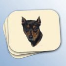 WCMP57A Min Pin Black & Tan Mouse Pad