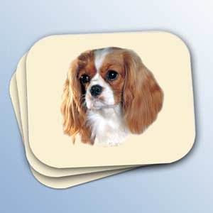 WCMP80A Cavalier King Charles Spaniel Brown & White Mouse Pad