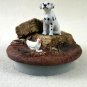 DTTC02 Dalmatian Tiny One Candle Topper ""A Day on the Farm""