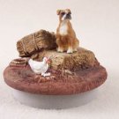 DTTC102A Boxer, Uncropped Tiny One Candle Topper ""A Day on the Farm""
