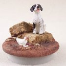DTTC106B Pointer, Black & White Tiny One Candle Topper ""A Day on the Farm""