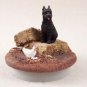 DTTC107 Bouvier Tiny One Candle Topper ""A Day on the Farm""