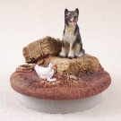 DTTC108 Alaskan Malamute Tiny One Candle Topper ""A Day on the Farm""