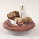 DTTC119 Komondor Tiny One Candle Topper ""A Day on the Farm""