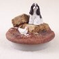 DTTC15E Cocker Spaniel, Black & White Tiny One Candle Topper ""A Day on the Farm""