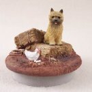 DTTC53B Cairn Terrier, Red Tiny One Candle Topper ""A Day on the Farm""