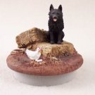 DTTC71 Schipperke  Tiny One Candle Topper ""A Day on the Farm""
