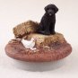 DTTC72 Portuguese Water Dog  Tiny One Candle Topper ""A Day on the Farm""