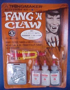 1967 Thingmaker Fang N Claw Fright Kit MOC VG