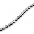 14K Yellow Gold and Diamond Bracelet $500