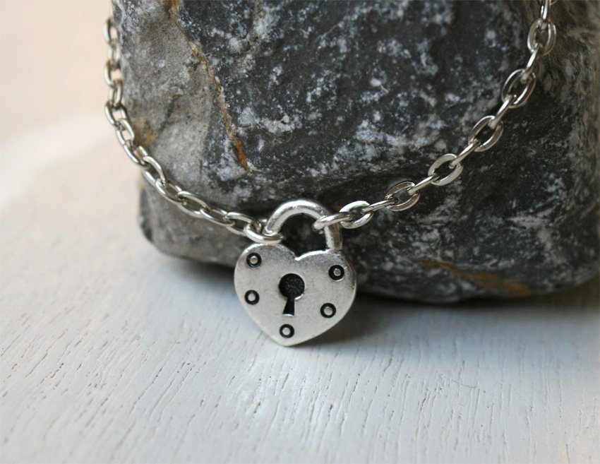 Lock Bracelet / Lock Anklet / Lock Chain Bracelet