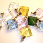 10 Assorted diamond shaped pendant vial charms