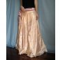 India Nepal Classic Silk Sari Reversible long Wrap Skirt Dress Top Bohemian Boho Size S M L(K27)